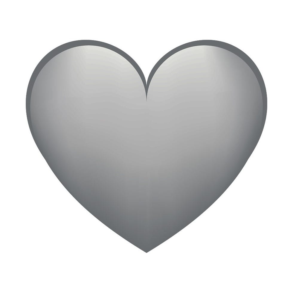 Grey Heart Emoji