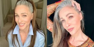 イギリス在住の元俳優ジョージア・ザリスさん（51歳）は、2020年3月、新型コロナウイルスによるロックダウンをきっかけに、髪を染めるのをやめようと決意。美容院に行けなくなった状況から、美しいグレイヘアを手に入れるまでのプロセスをinstagramでシェアしたことが話題に！