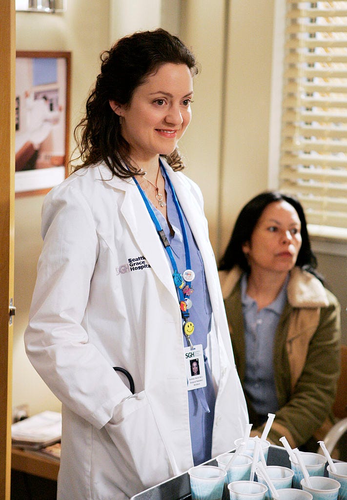 kali rocha as dr sydney heron in grey's anatomy