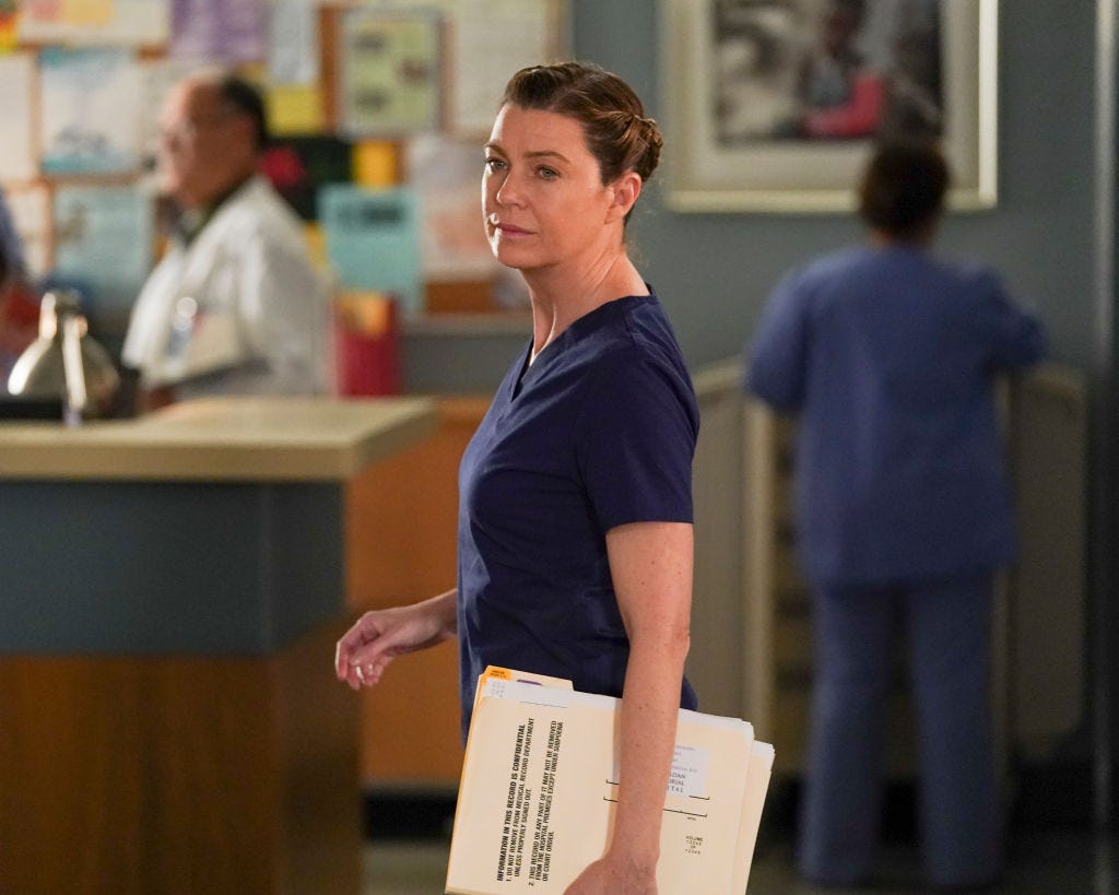 abc 'greys anatomy' meredith ellen pompeo