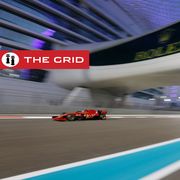 ferrari's monegasque driver charles leclerc drives during the qualifying session on the eve of the abu dhabi formula one grand prix at the yas marina circuit in the emirati city of abu dhabi on december 12, 2020 photo by hamad i mohammed  pool  afp photo by hamad i mohammedpoolafp via getty images