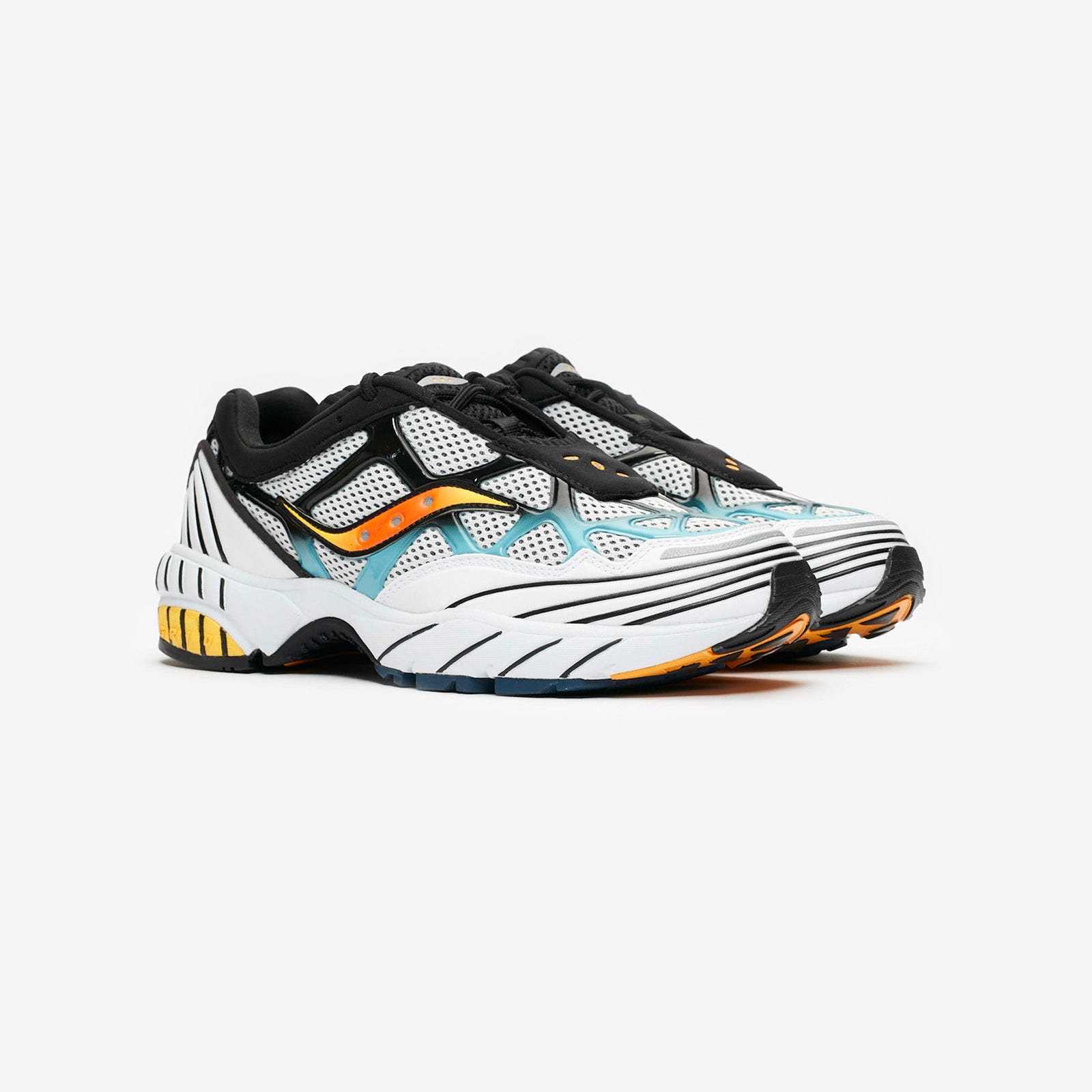 Footwear, Shoe, Athletic shoe, Sportswear, White, Sneakers, Logo, Running shoe, Orange, Walking shoe, 