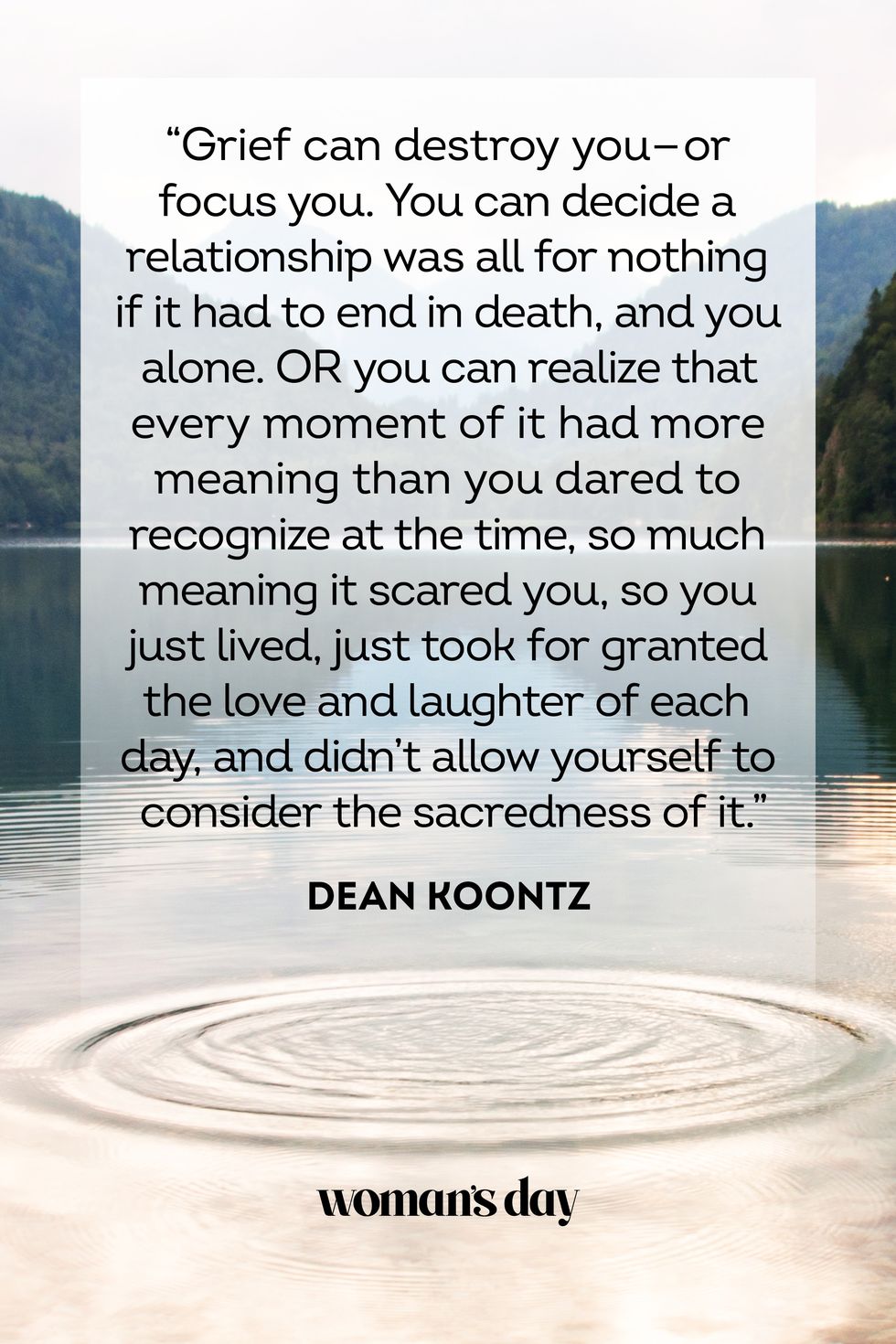 grief quotes  dean koontz