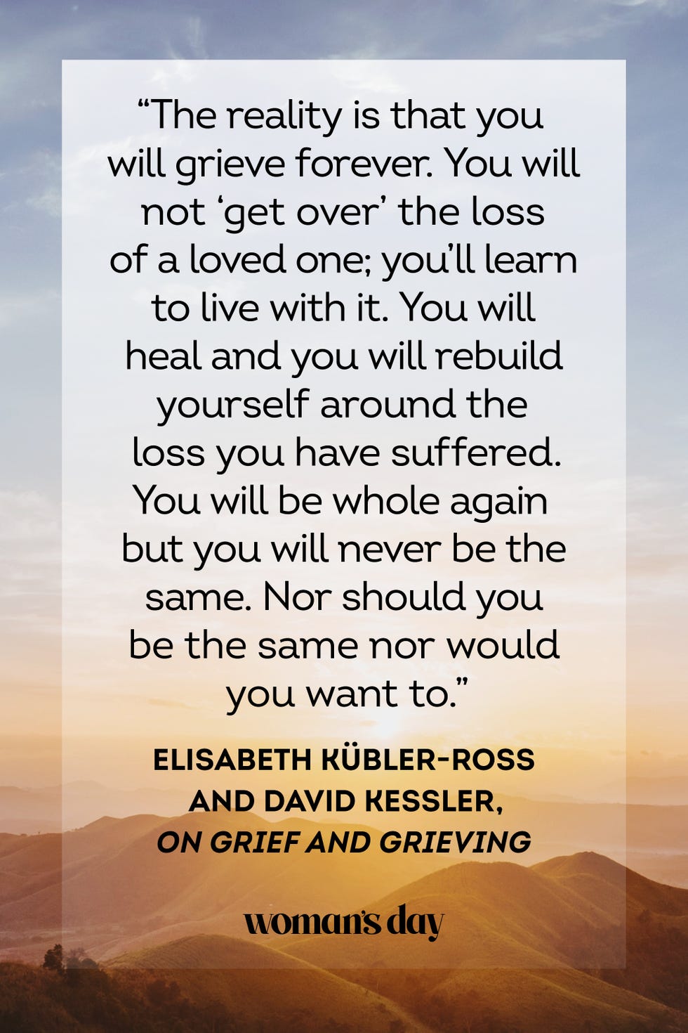 grief quotes elisabeth kübler ross and david kessler