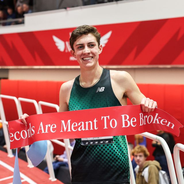 new balance indoor high school nationals march 10, 2024 boston, ma, usa boys two mile, national record