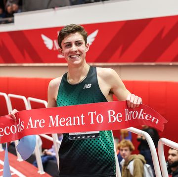 new balance indoor high school nationals march 10, 2024 boston, ma, usa boys two mile, national record