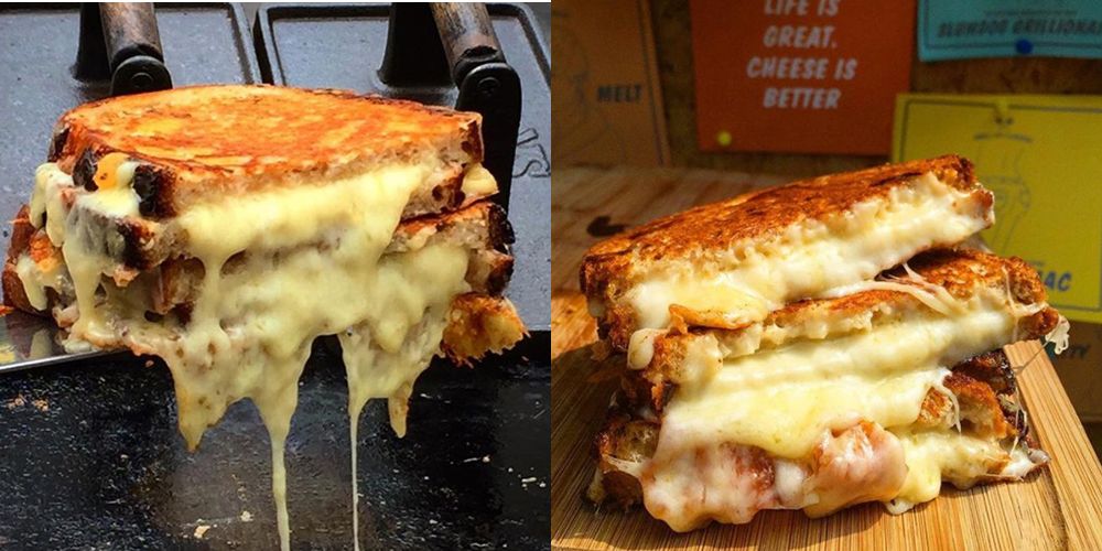 These grilled cheese toasties are the sexiest thing you'll see all day
