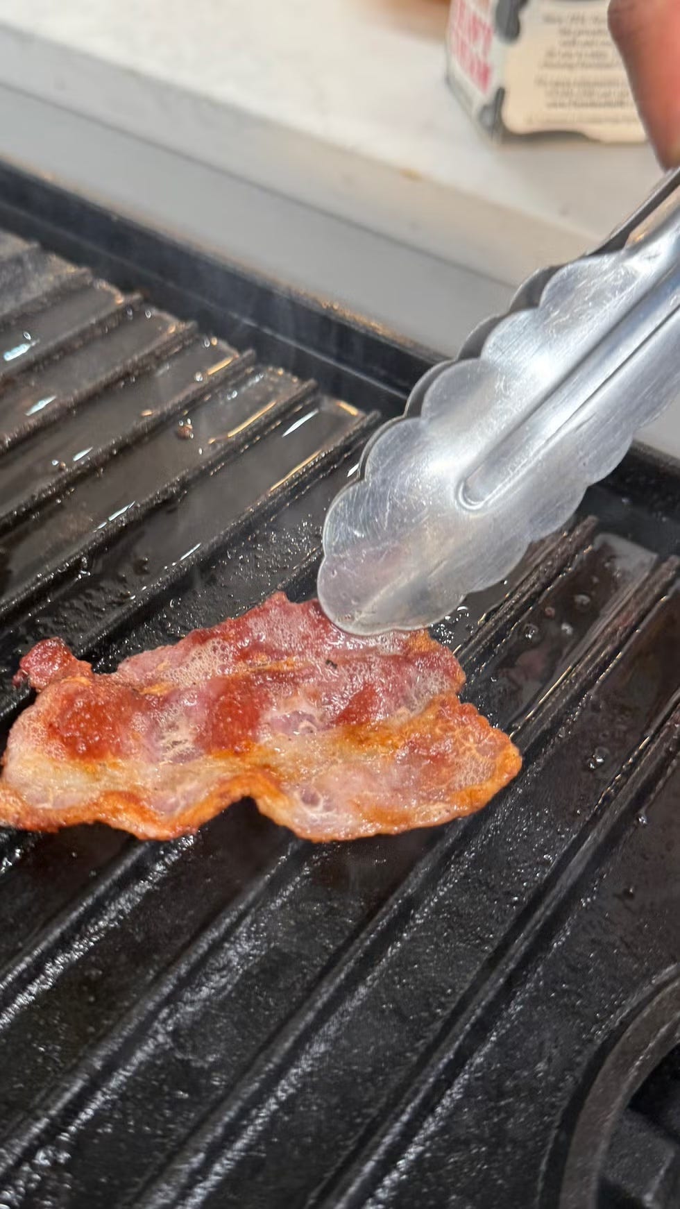grilled bacon