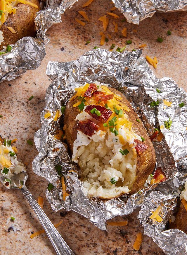 Best Grilled Potatoes - How To Make Baked Potatoes On The Grill