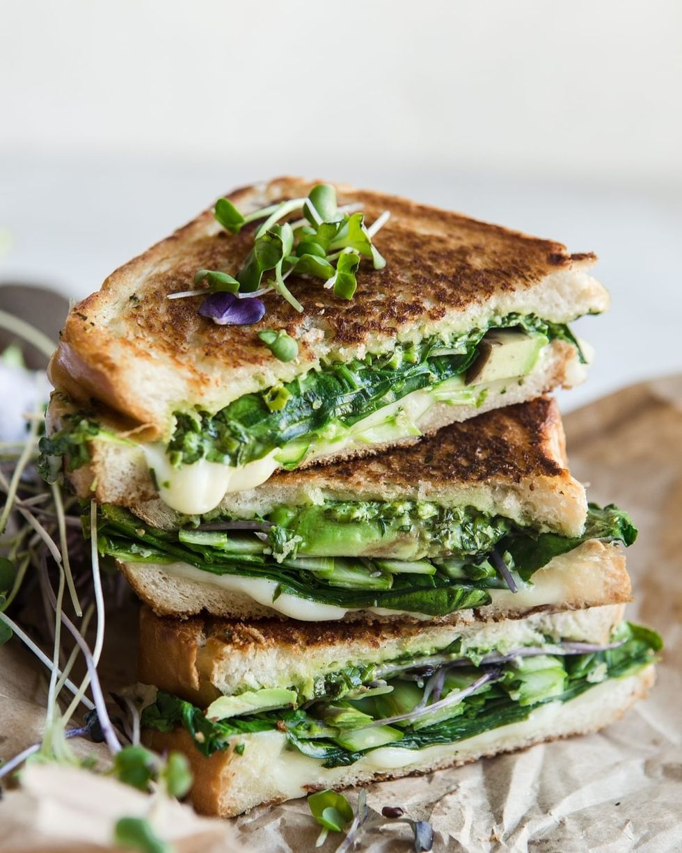grilled cheese recipes green goddess grilled cheese