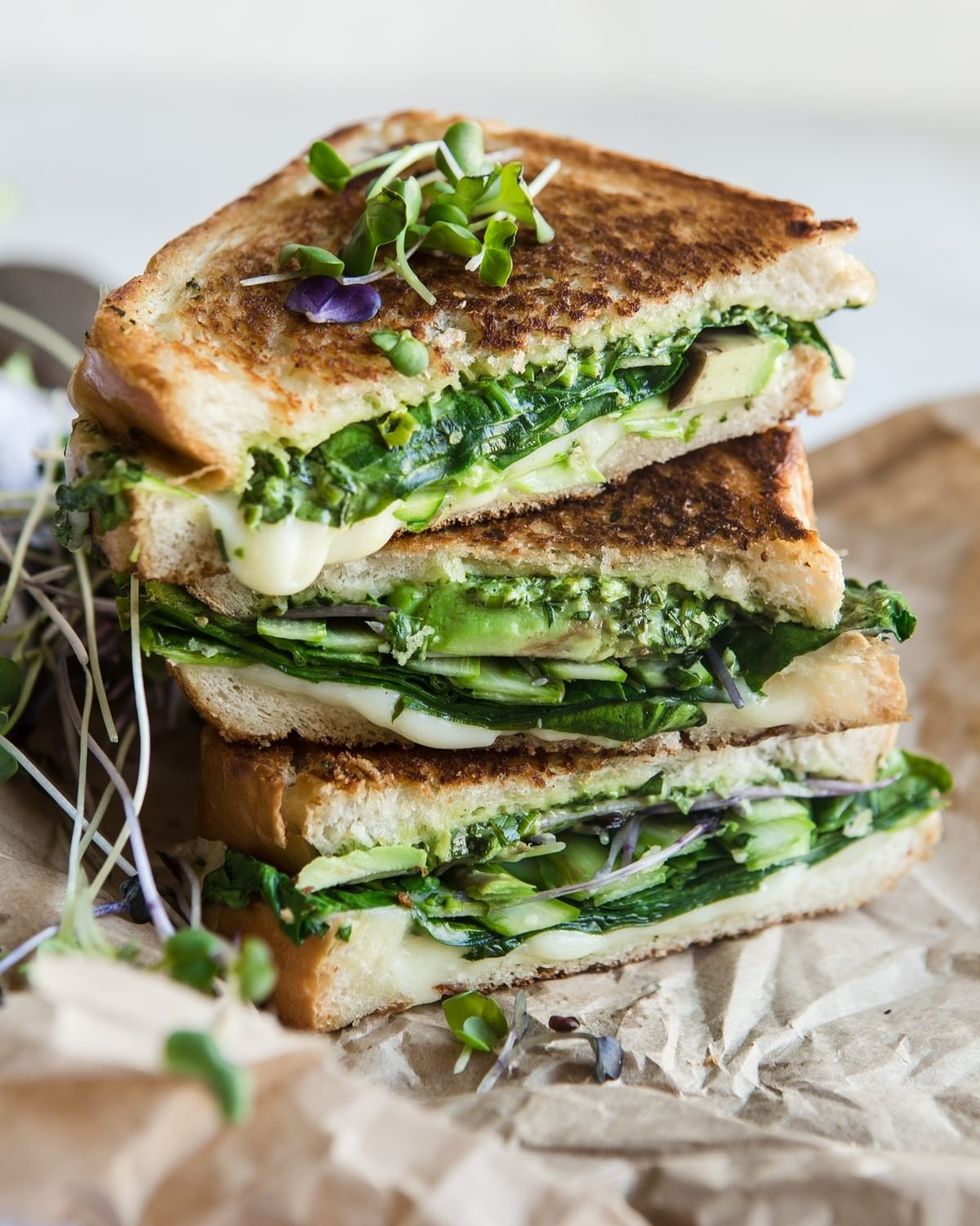 grilled cheese recipes green goddess grilled cheese