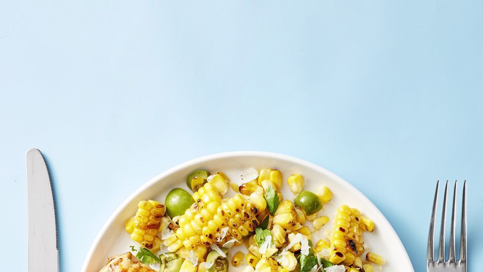 A Summer Grilled Corn, Chicken And Grape Salad {GF} {Zyliss Swift