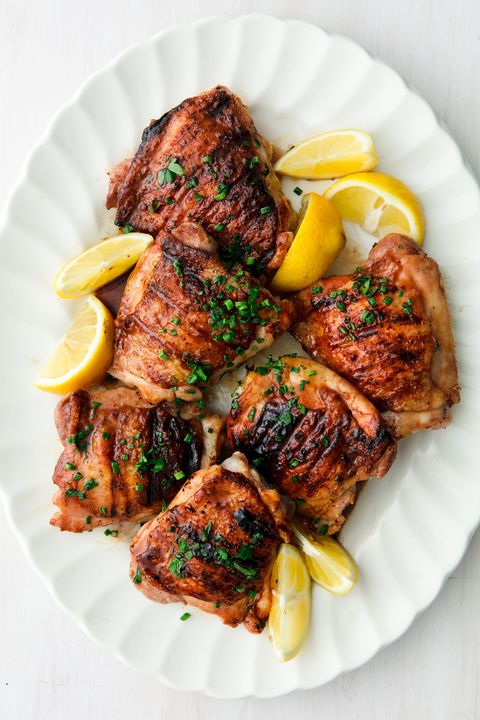 grilled chicken thighs vertical