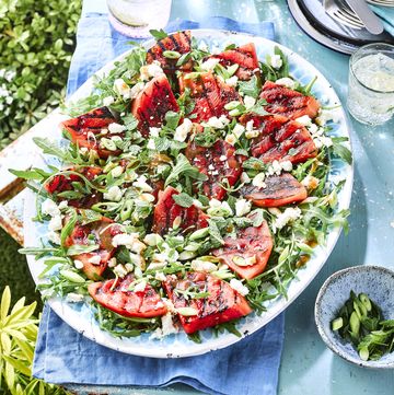 grilled and chilled watermelon salad