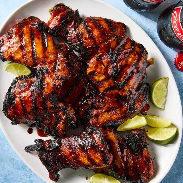 grilled chicken with a coca cola sauce