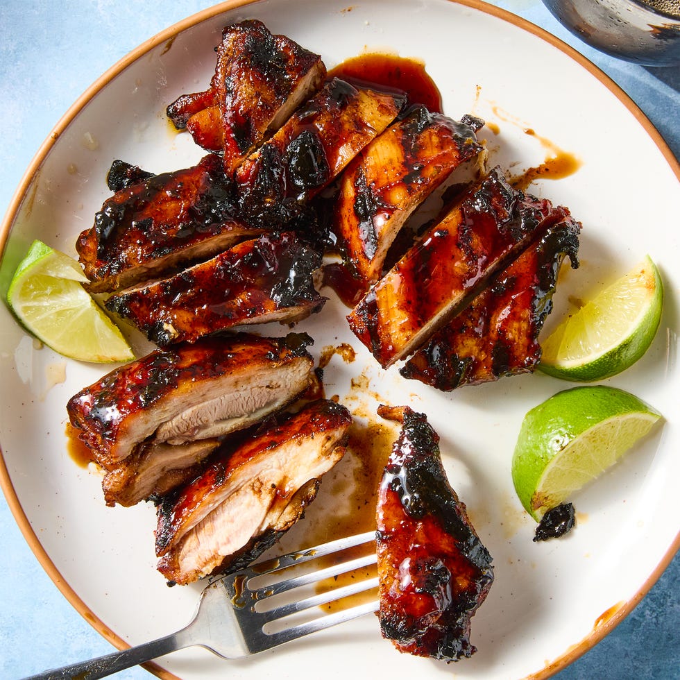 grilled chicken with a coca cola sauce