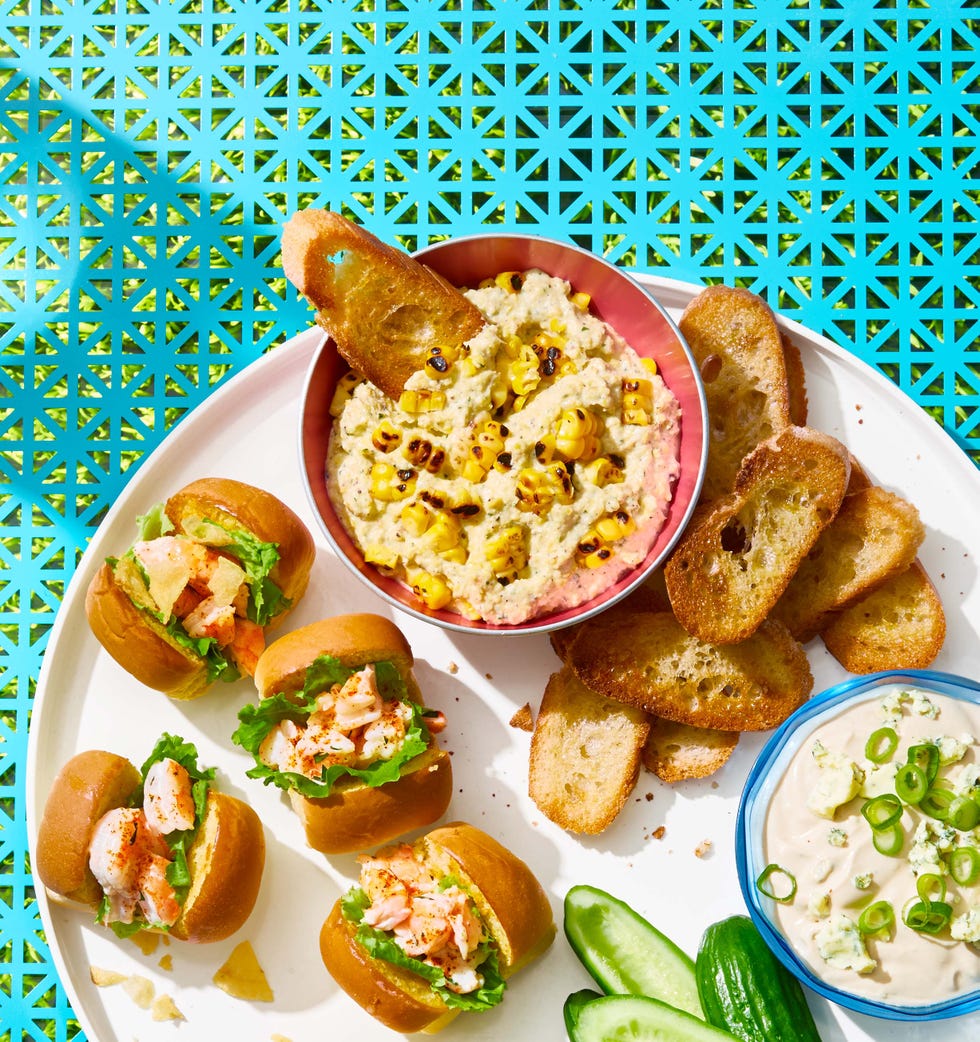 grilled corn and ricotta dip