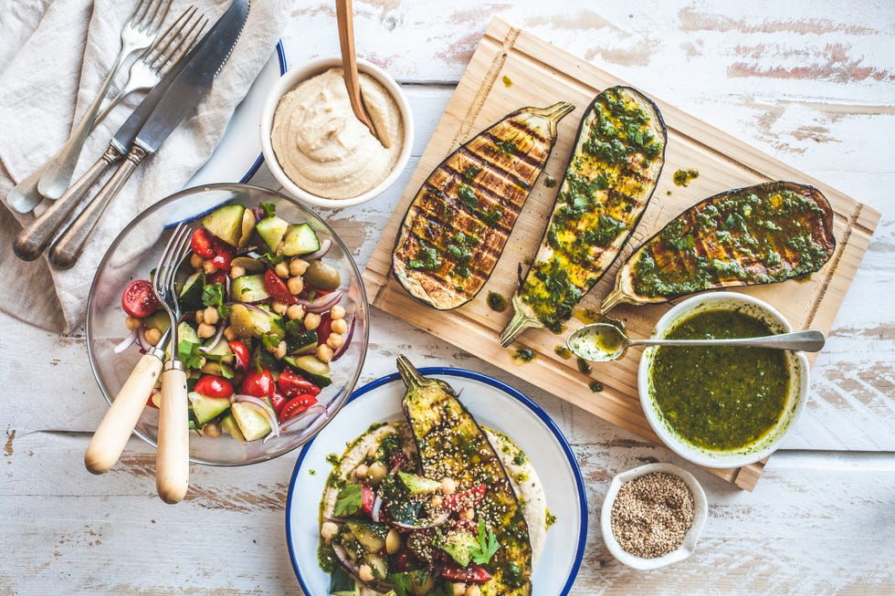 grilled eggplant healthy dinner party