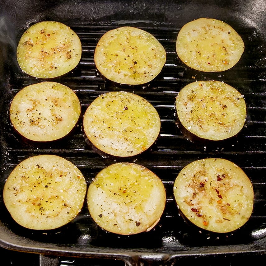 grilled eggplant