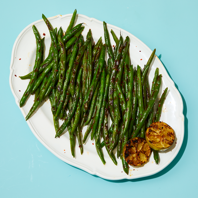 lime and aleppo pepper green beans