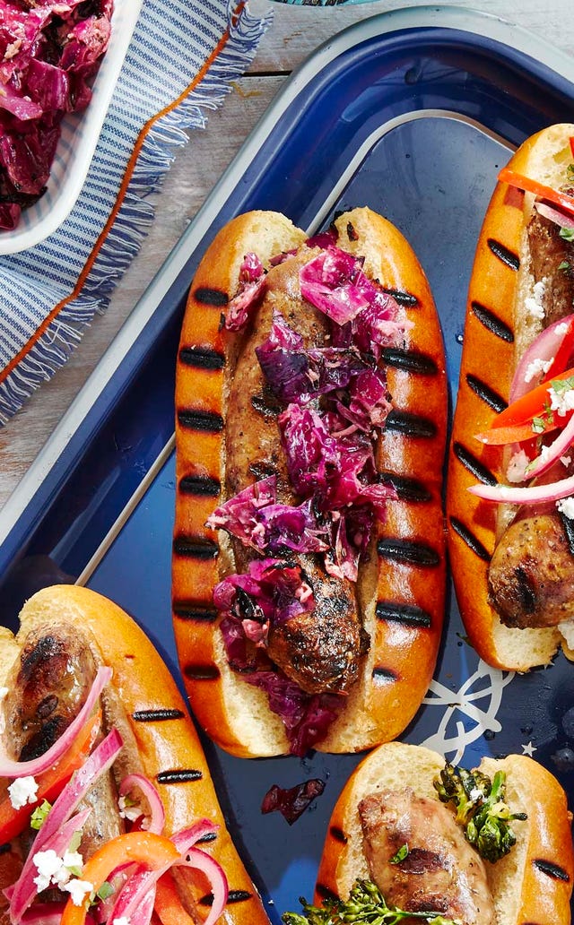 Grilled Bratwurst with Horseradish Mustard Sauce - Spicy Southern Kitchen