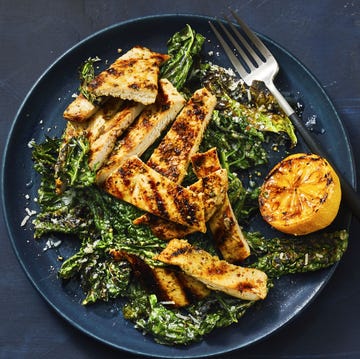 Grilled Lemony Chicken and Kale grilled lemony chicken and kale