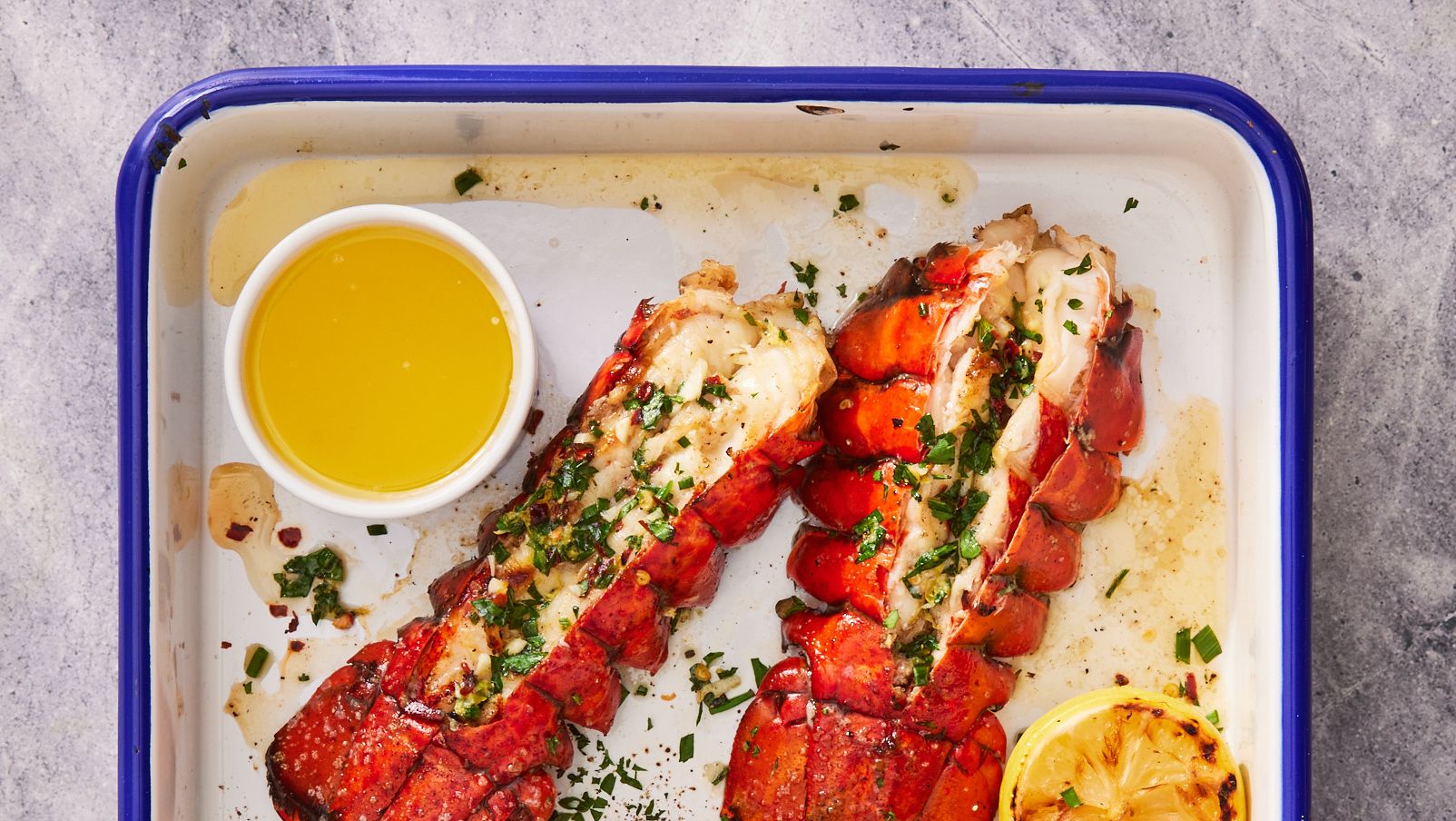 Grilled Lobster Tail - Dinner at the Zoo
