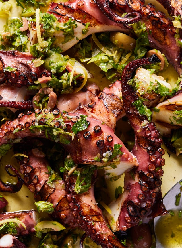 Best Grilled Octopus Recipe - How To Make Grilled Octopus