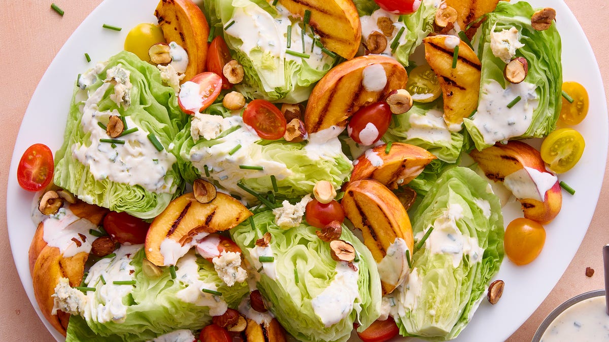 Video player poster image preview for You Should Be Grilling Your Peaches For This Summer Salad, TBH