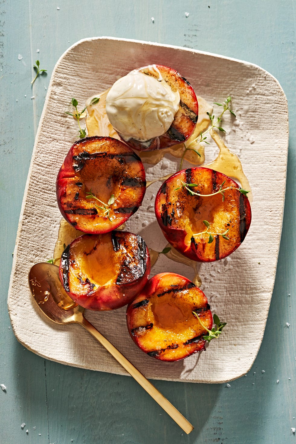 grilled peaches