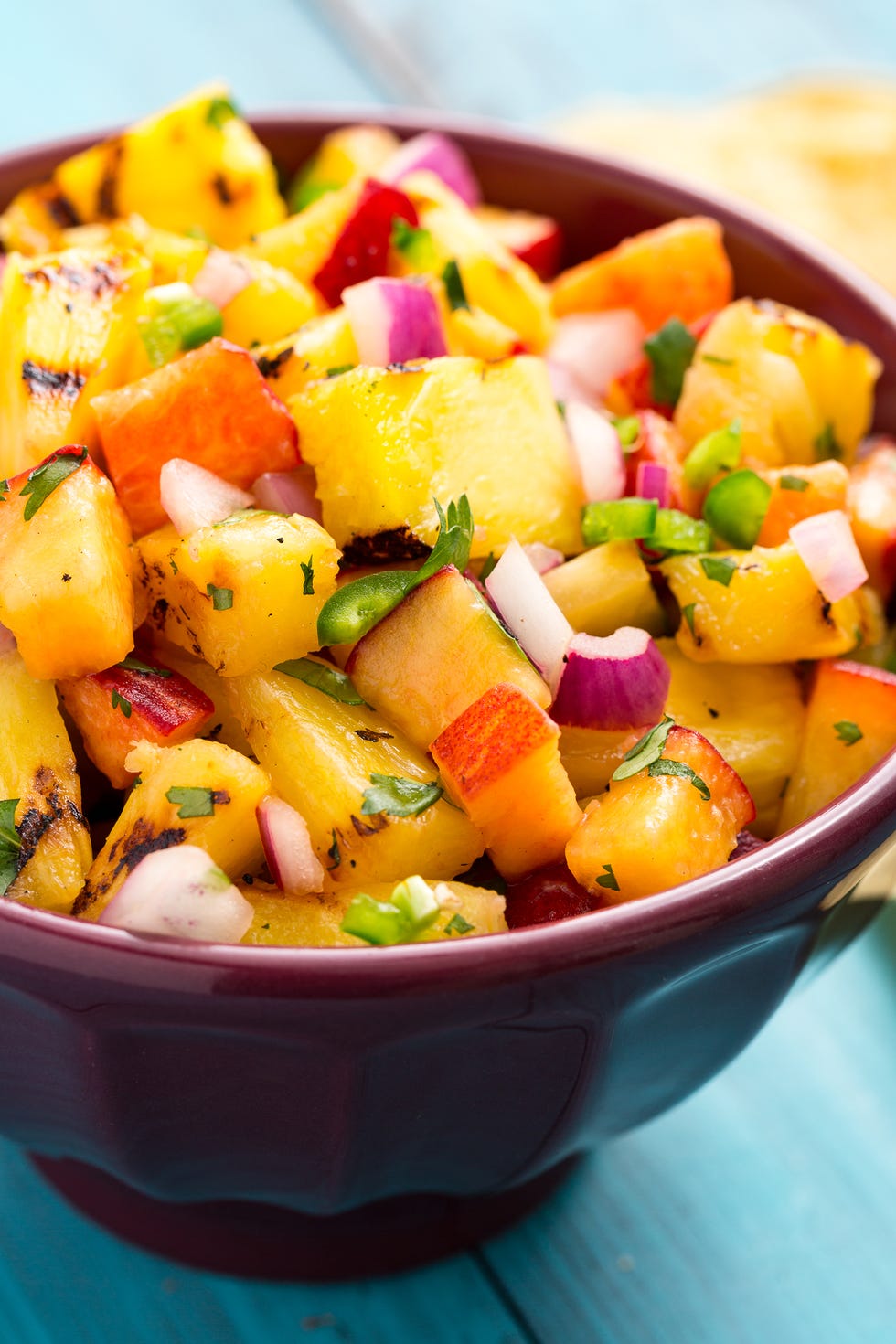grilled pineapple salsa — delish