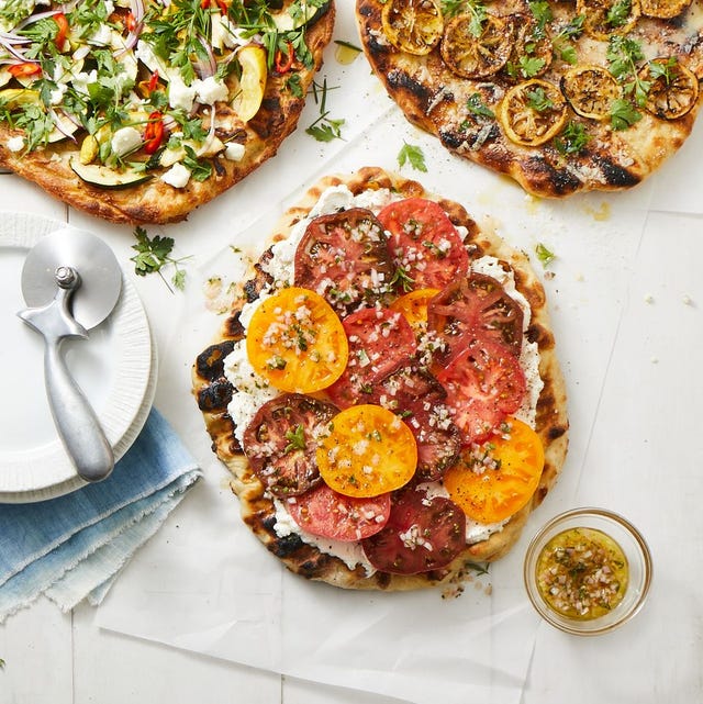 grilled pizza