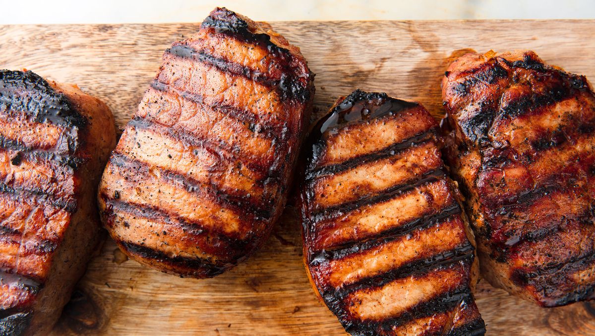 preview for Honey-Soy Grilled Pork Chops Are The Real MVPs