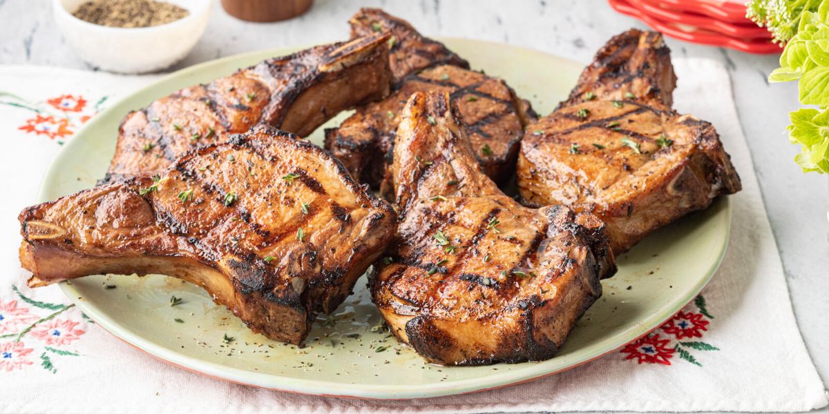 Best Grilled Pork Chops Recipe - How to Make Grilled Pork Chops