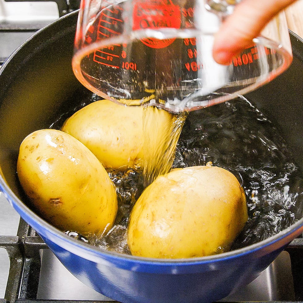 grilled potatoes
