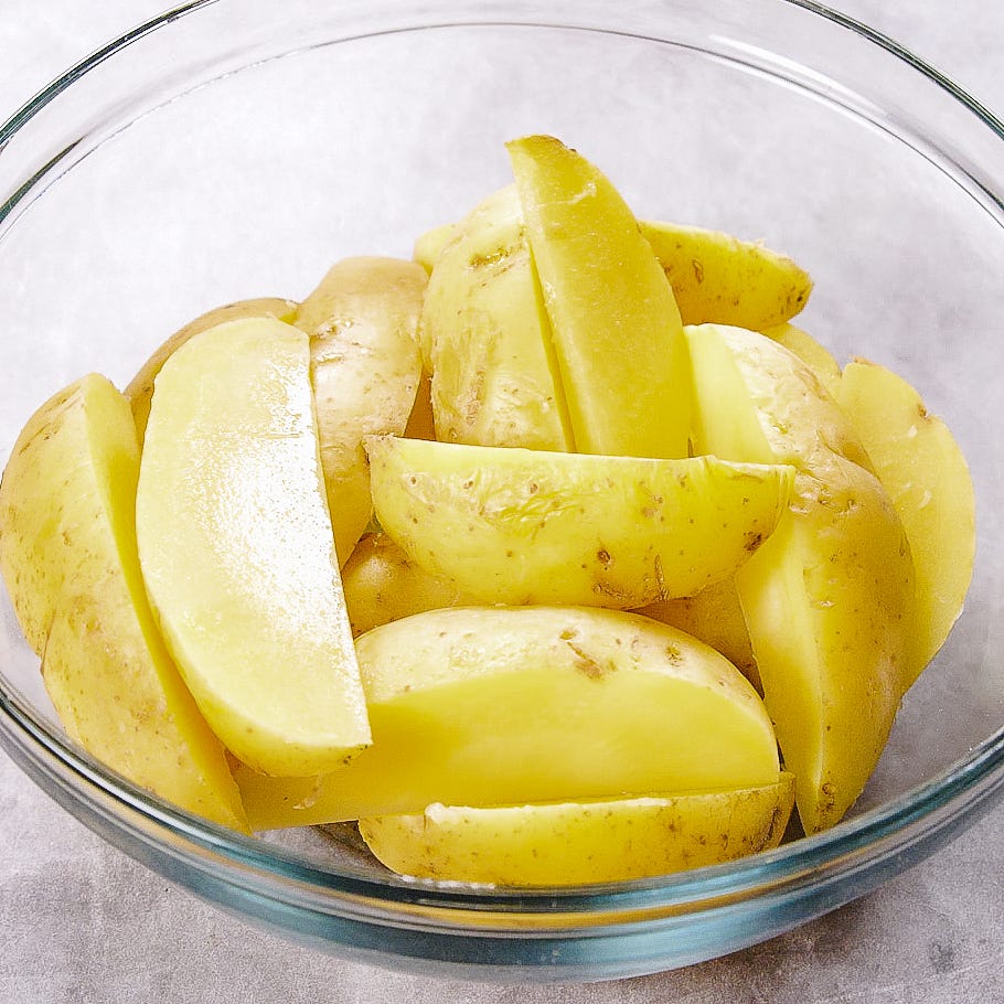 grilled potatoes