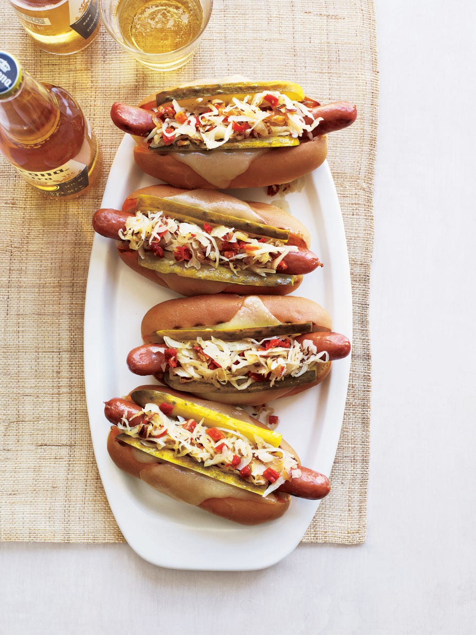 grilled reuben dogs
