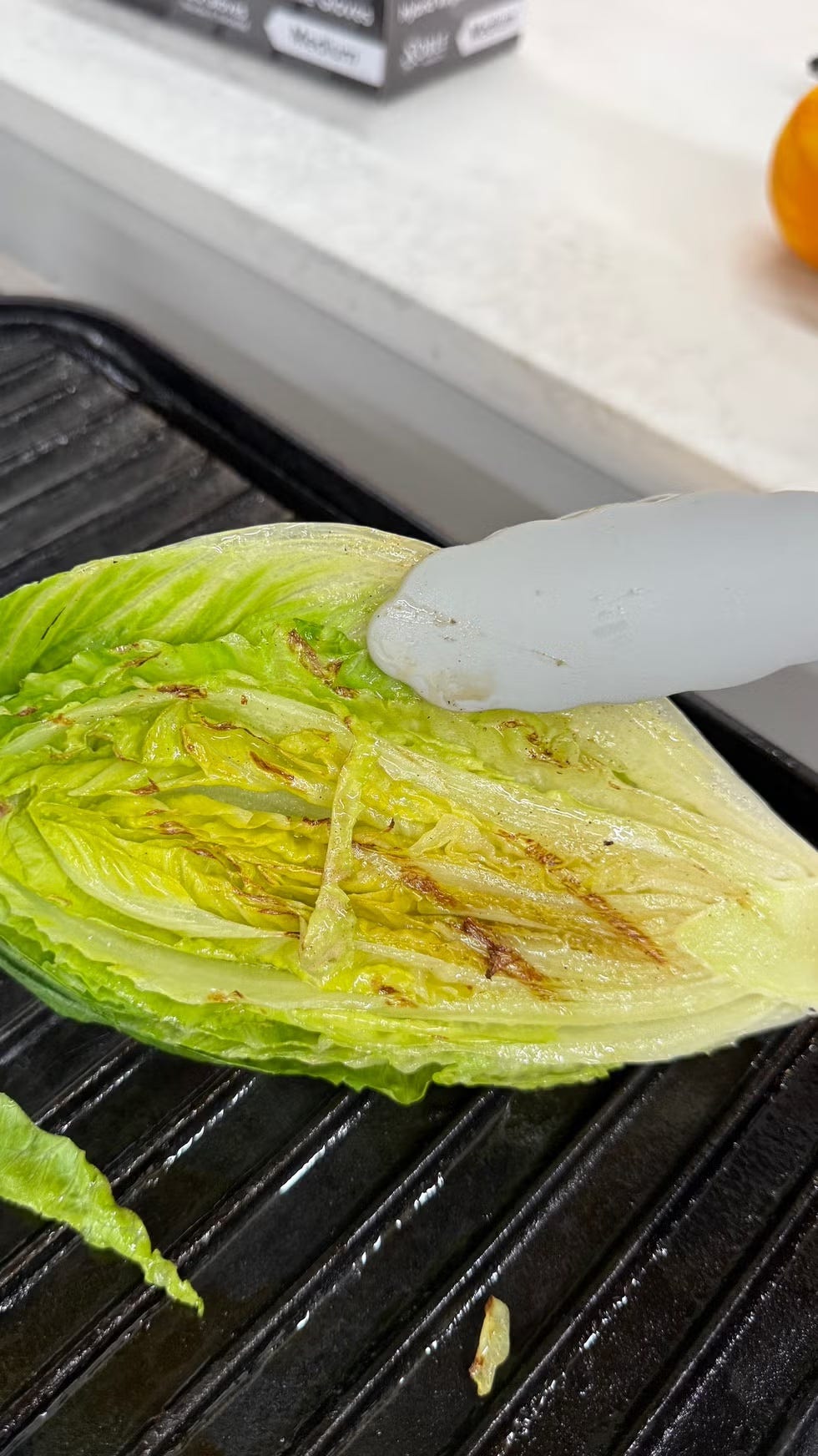 grilled lettuce