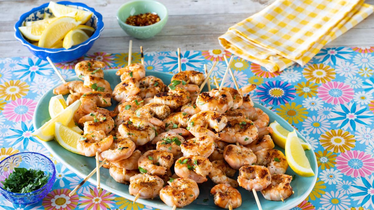 Easy Grilled Shrimp Skewers - How to Grill Shrimp
