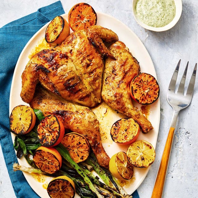 grilled spatchcock chicken