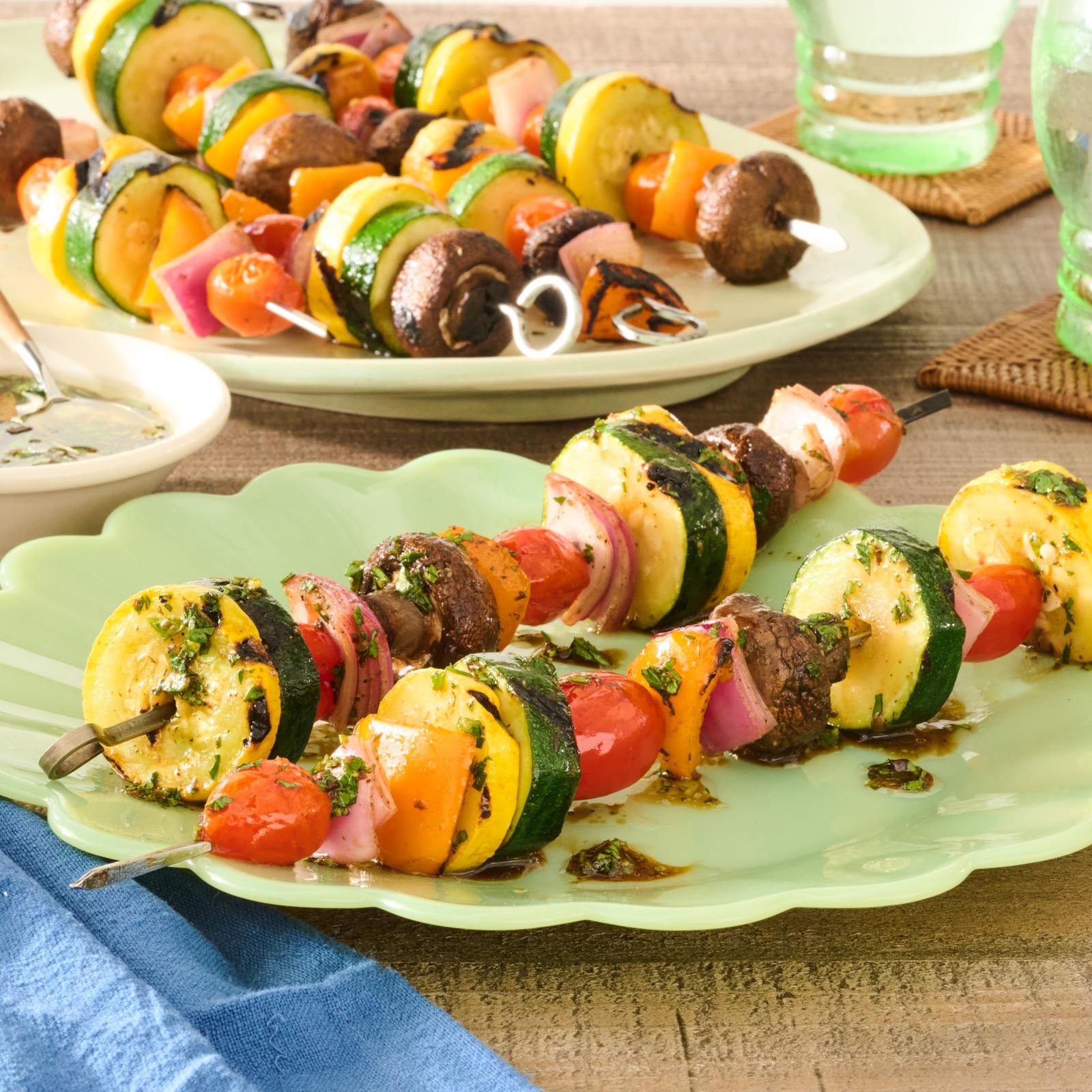 vegetable shish kebab