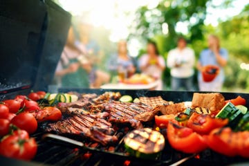 grilling extravaganza delicious food and joyful celebrations in the background