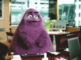 Purple, Animation, Smile, 