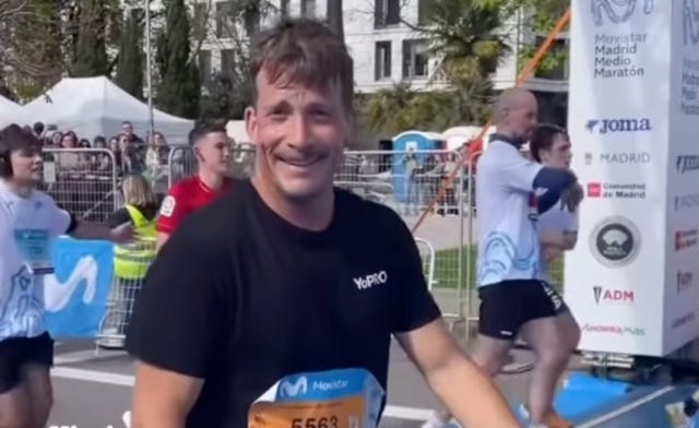 participants completing a marathon