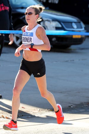 Roberta Groner places 12th at the 2018 New York City Marathon.