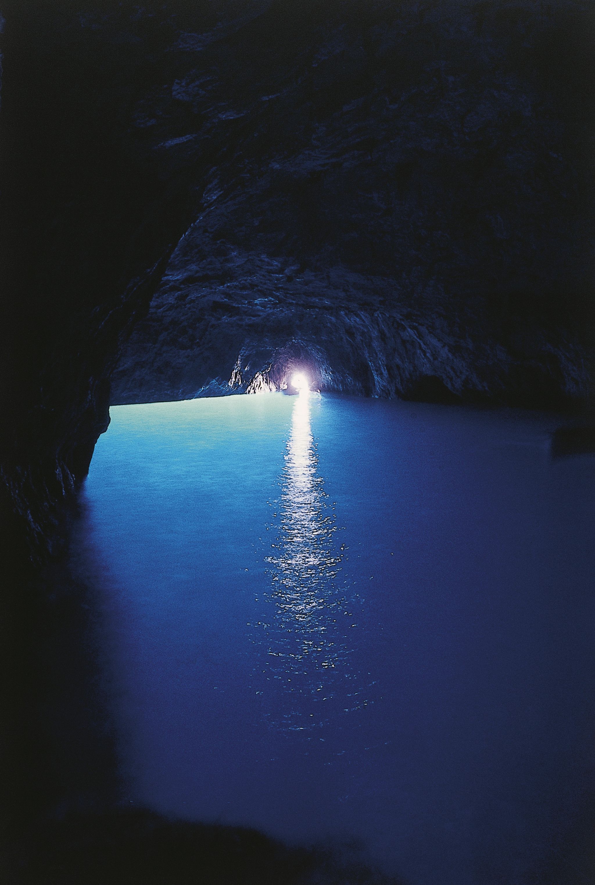 Sea cave, Blue, Water, Cave, Light, Sky, Formation, Sea, Darkness, Coastal and oceanic landforms, 
