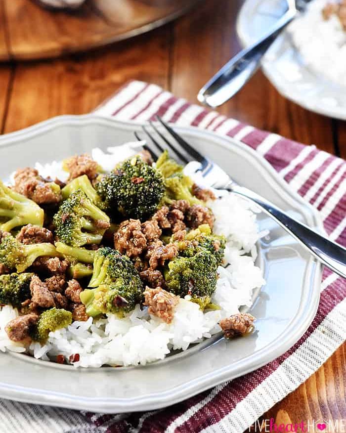 healthy ground beef broccoli recipe