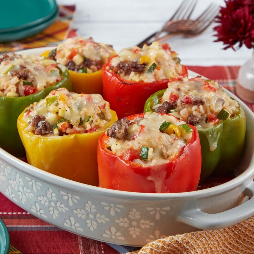 ground beef casserole recipes stuffed peppers