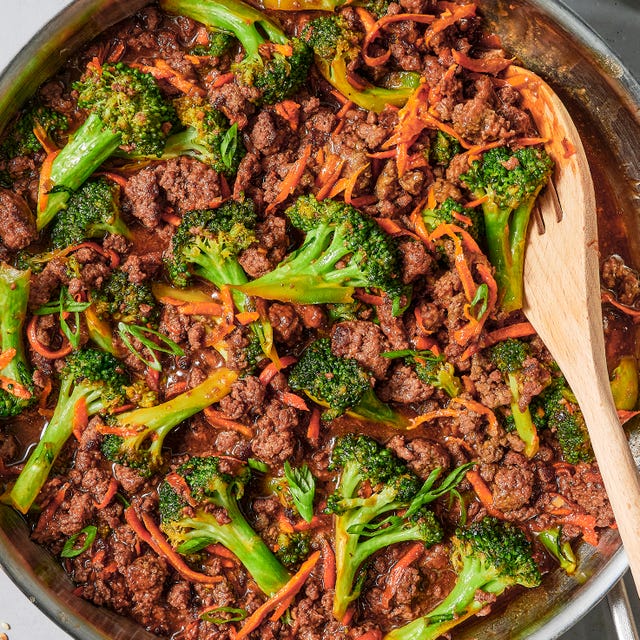 Best Ground Beef Stir-Fry Teriyaki Bowls Recipe - How To Make Beef Stir