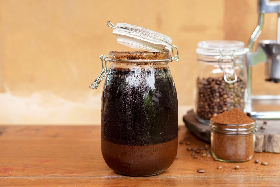 ground coffee soaked in cold water unplugged home brew coffee